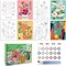 Paint by Numbers for Adults and Kids Ages 8-12 - Easy to Paint by Number for Beginners, Flower Canvas Painting Kits Perfect for Gift Home Wall Decor